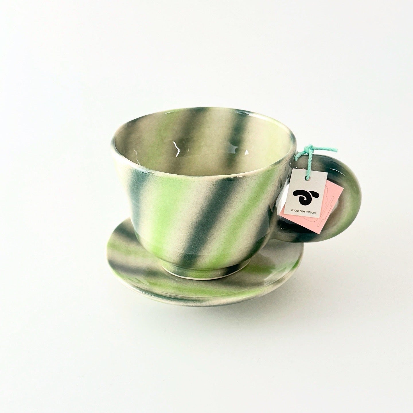 Spray gun mug & saucer噴槍線條馬克杯&碟