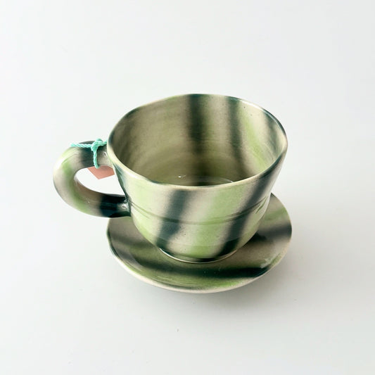 Spray gun mug & saucer噴槍線條馬克杯&碟