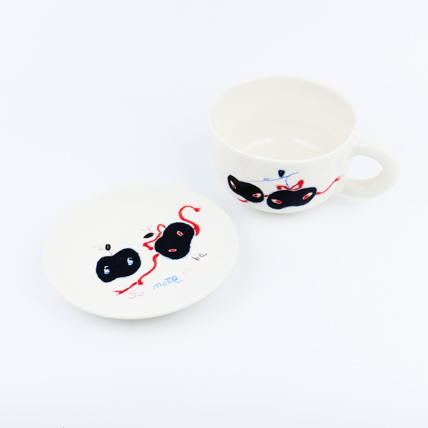 Rotten Fruits mug & saucer