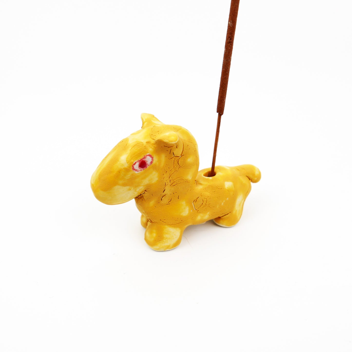 Yellow Pony Incense Holder