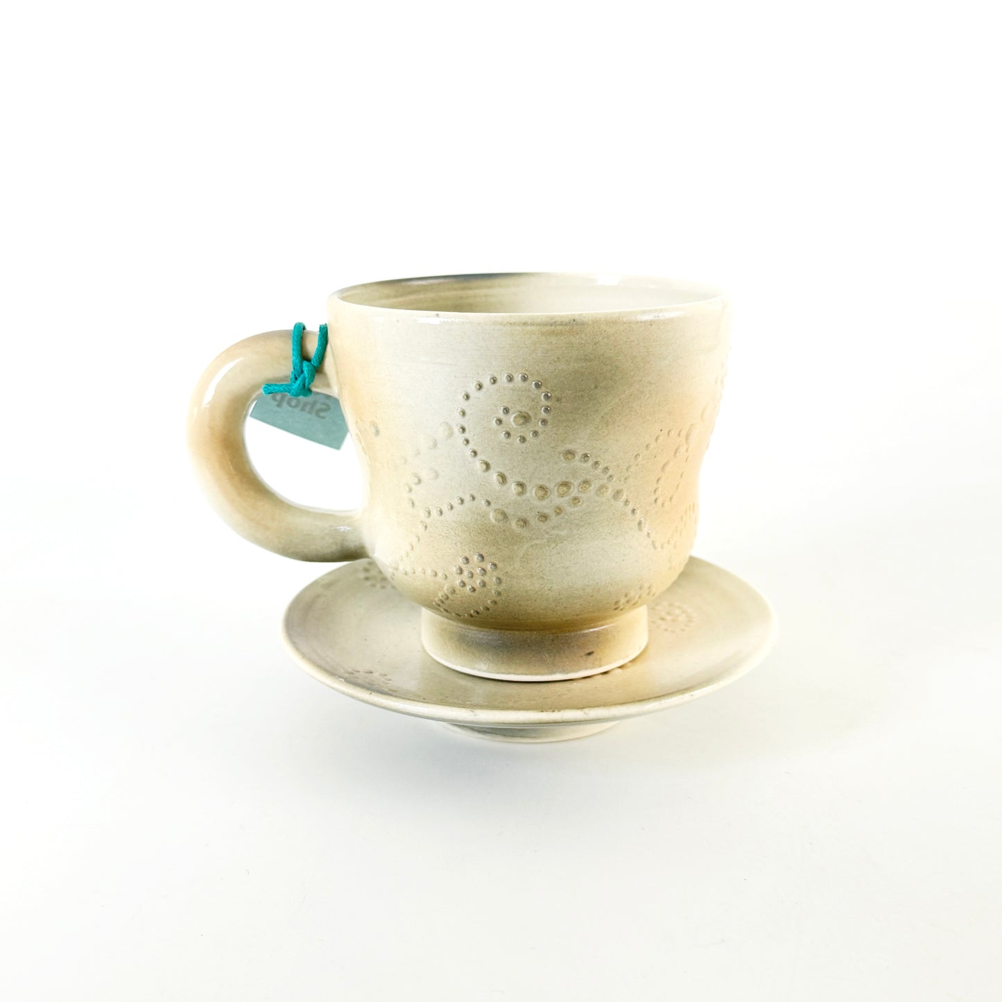 Mud spot spray gun mug & saucer 泥點點噴槍馬克杯＆碟