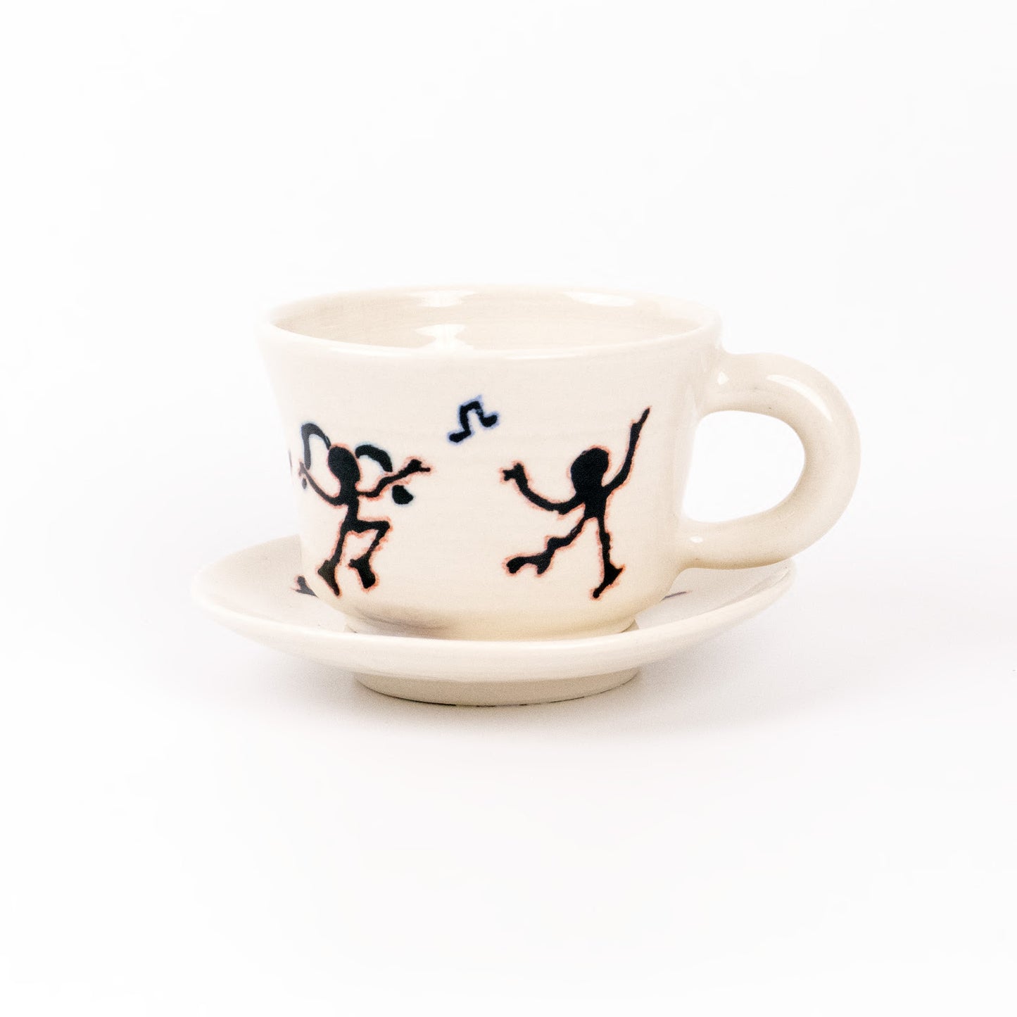 Dance in the rhythm mug & saucer