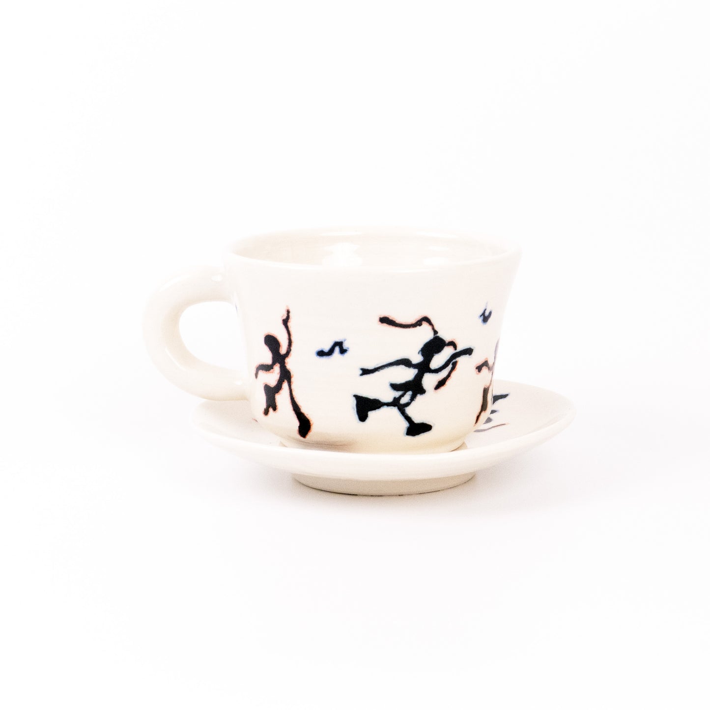 Dance in the rhythm mug & saucer