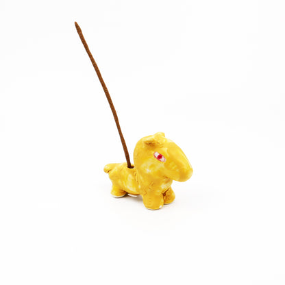 Yellow Pony Incense Holder