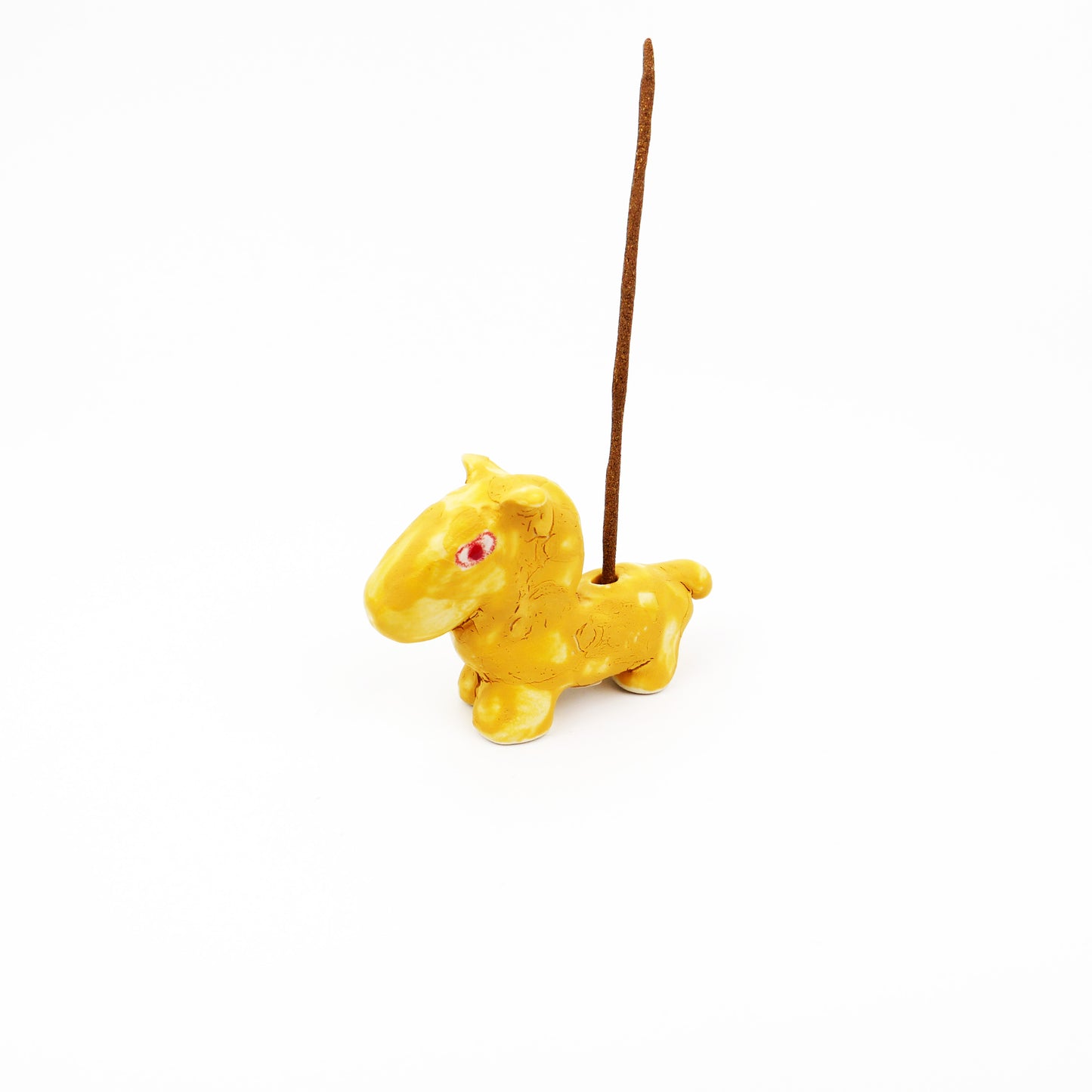 Yellow Pony Incense Holder